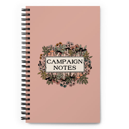 druid grove campaign notebook // pink