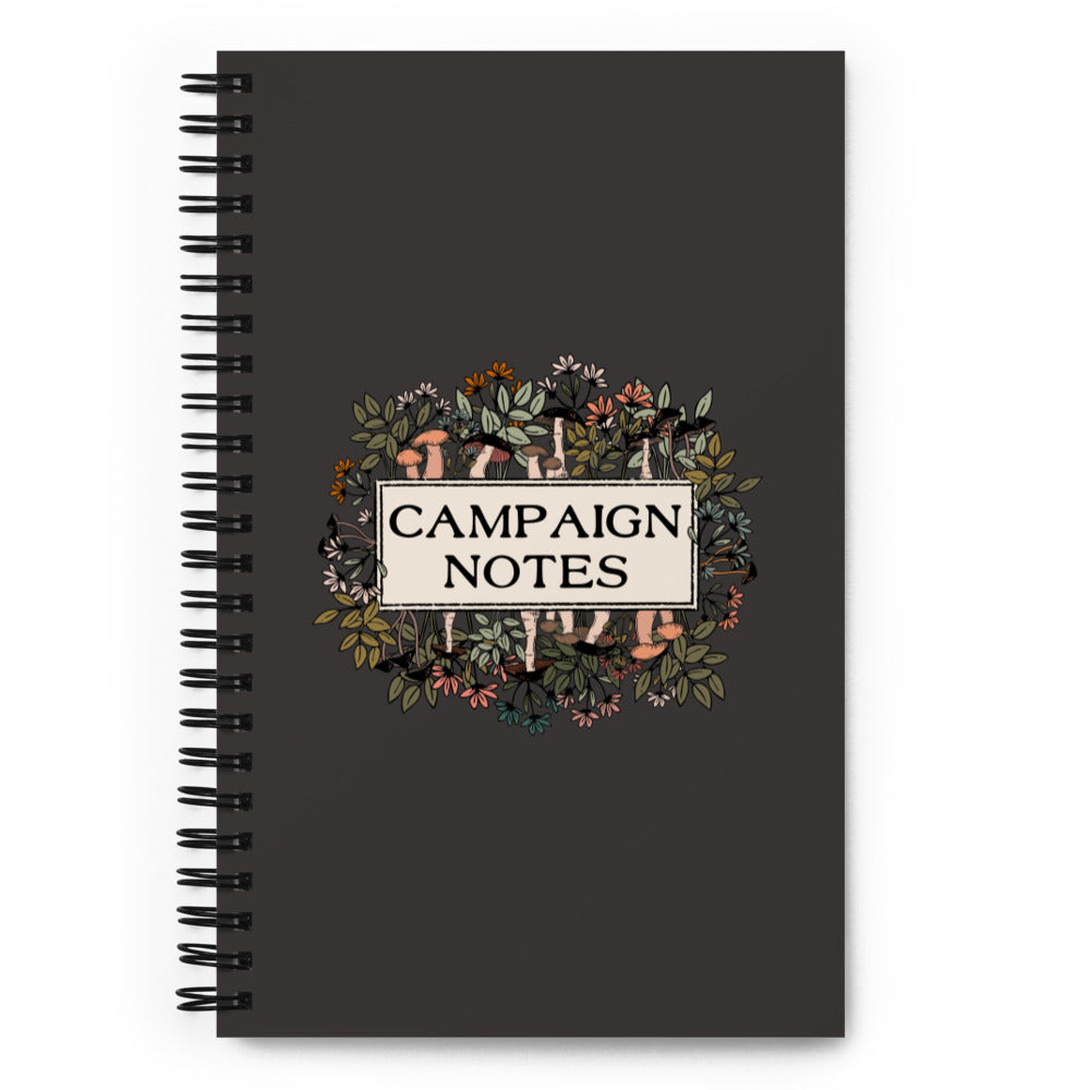 druid grove campaign notebook // charcoal